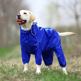 Dog Waterproof Zipper Jumpsuit
