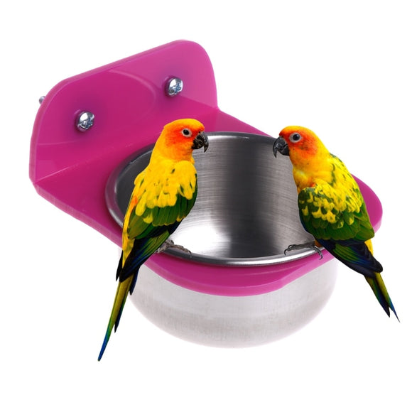 Stainless Steel Bird Food Bowl